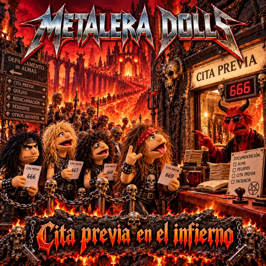 Portada original de Cita previa en el infierno - Single