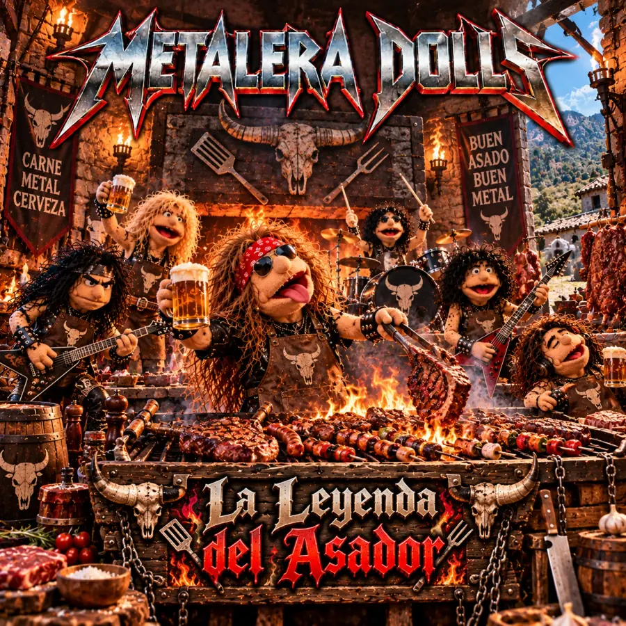 Portada original de La Leyenda del Asador - Single