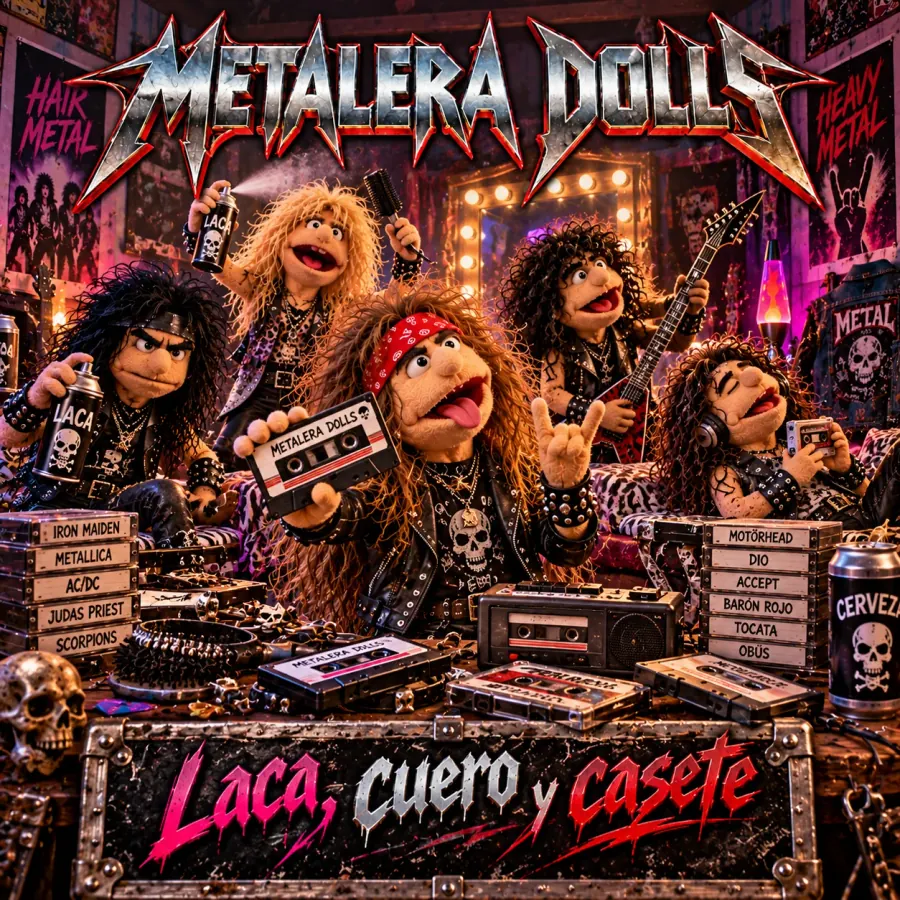 Portada original de Laca, cuero y casete - Single