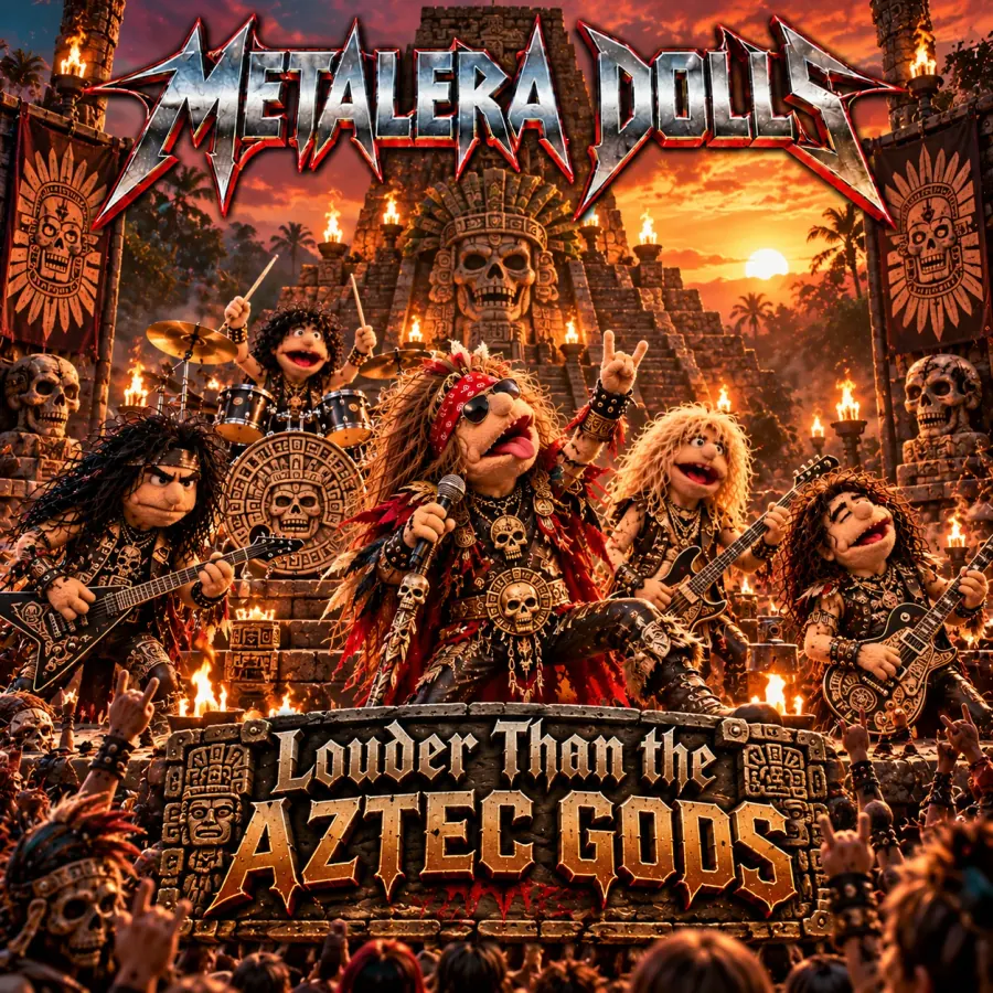 Portada original de Louder Than the Aztec Gods - Single