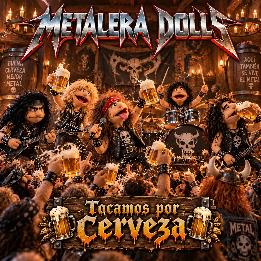 Portada original de Tocamos por cerveza - Single