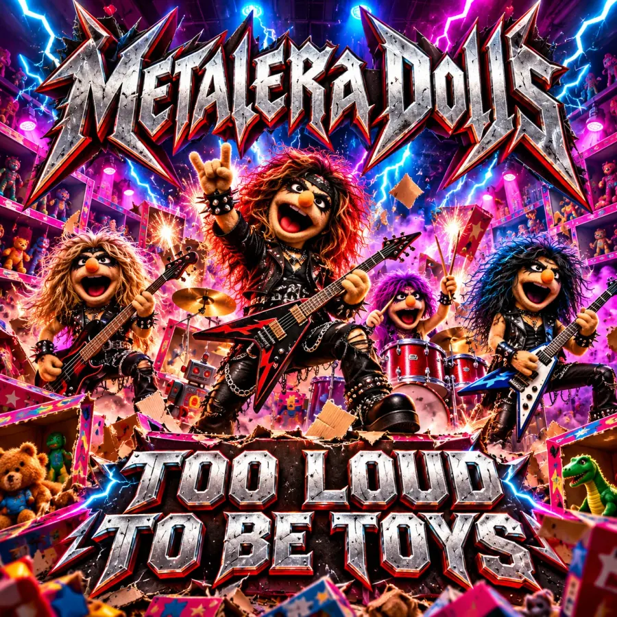 Portada original de Too loud to be toys - Single