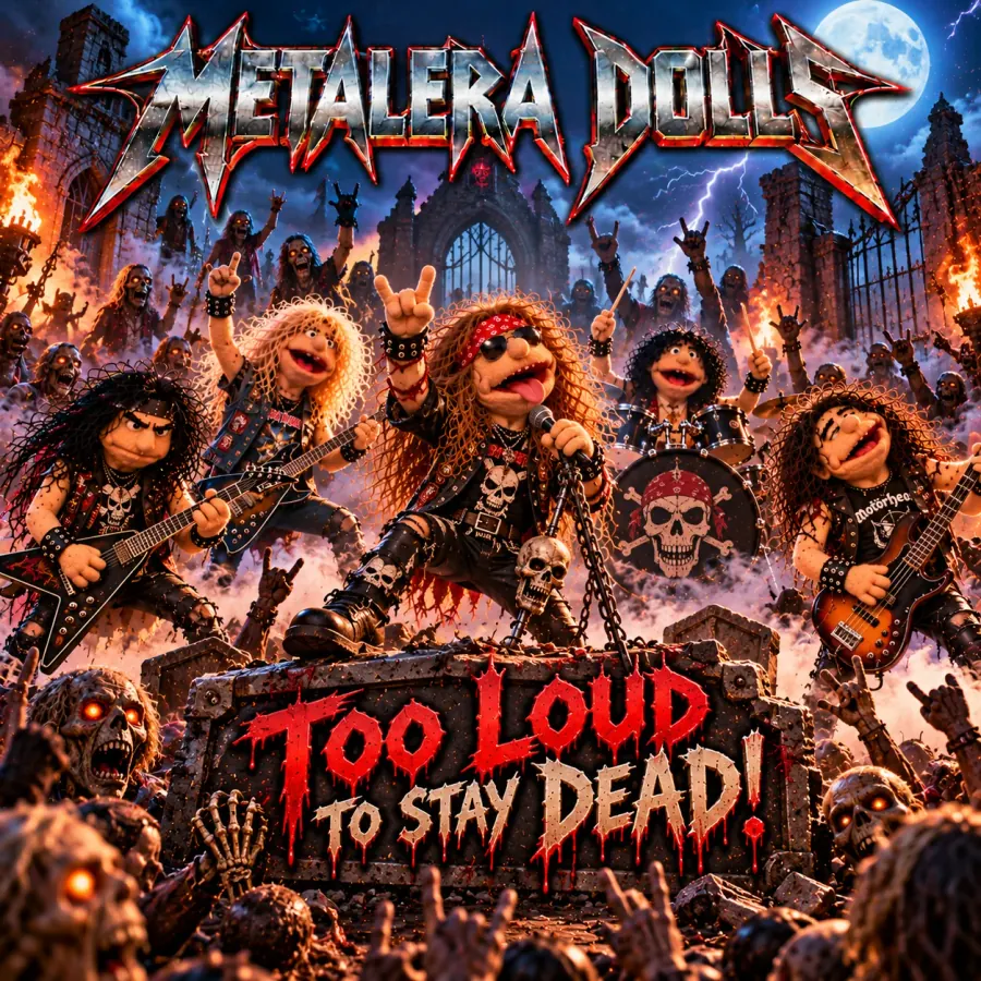 Portada original de Too loud to stay dead! - Single