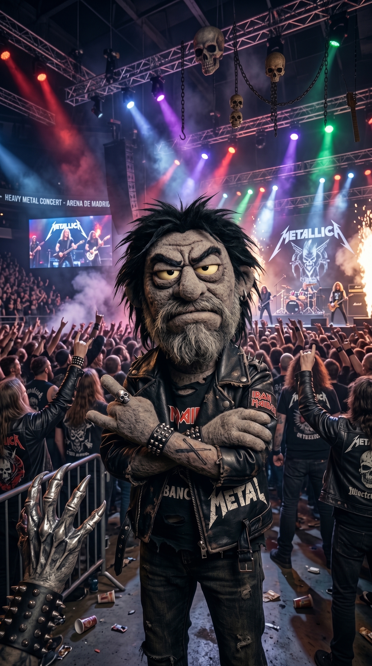Riffardo, cantante de Metalera Dolls